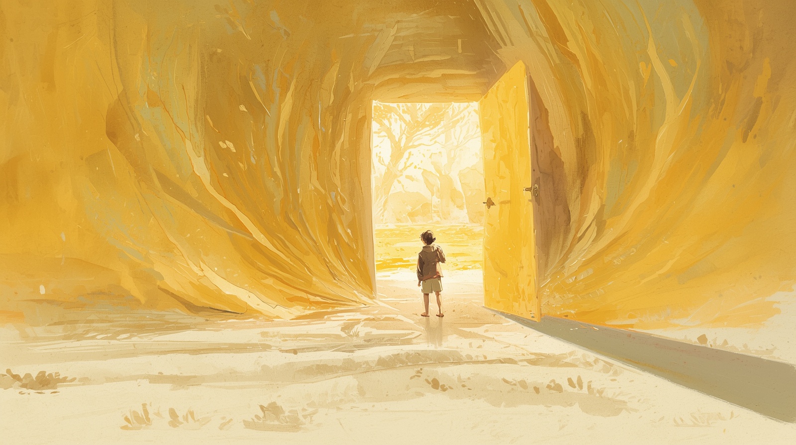 A child choosing courage