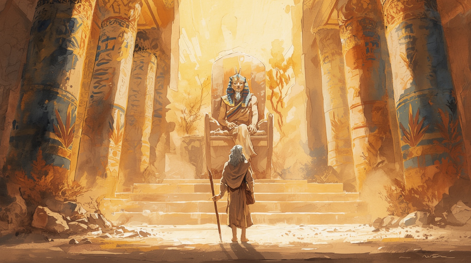 Moses before Pharaoh